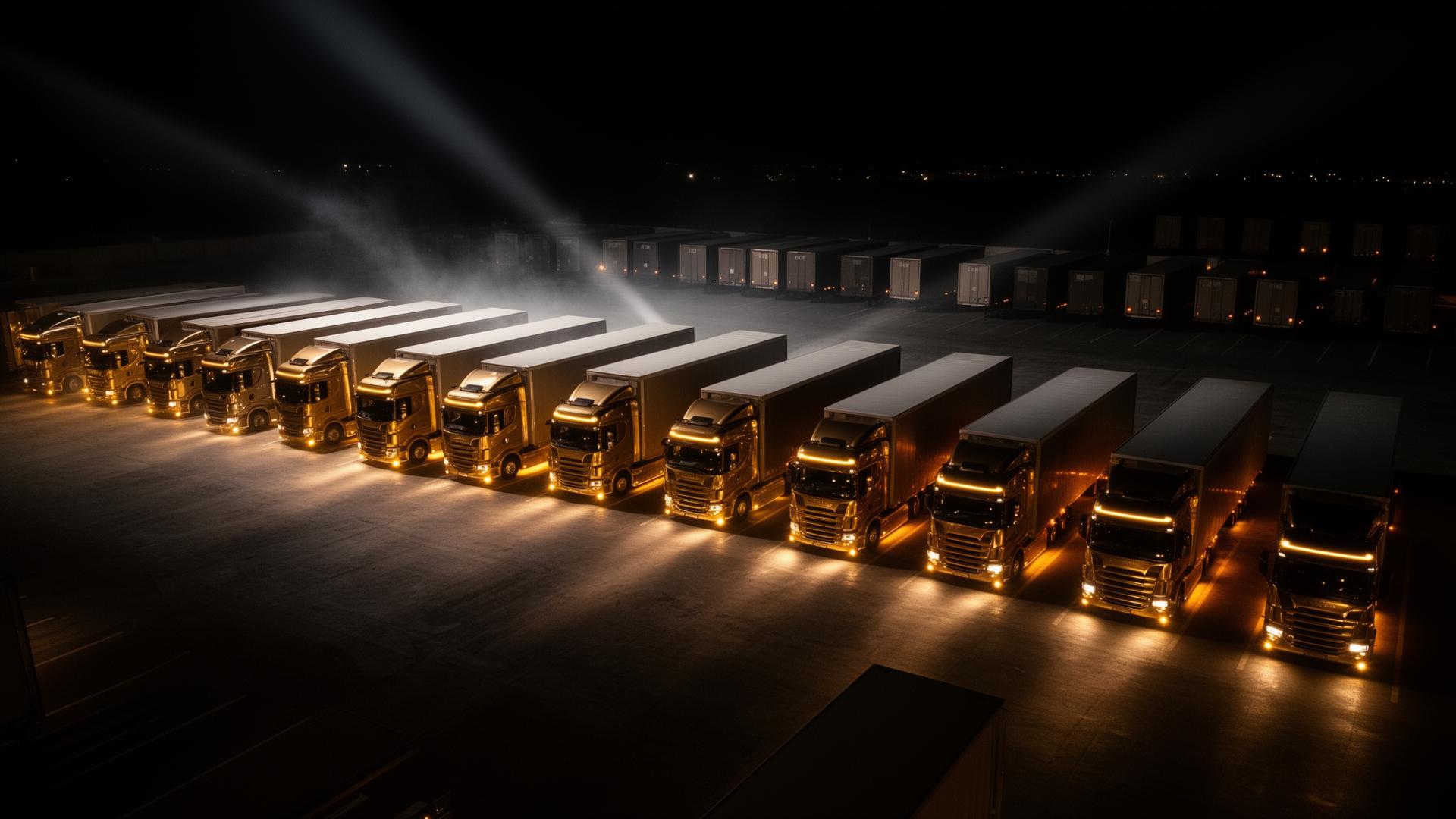 Priority carrier fleet at night